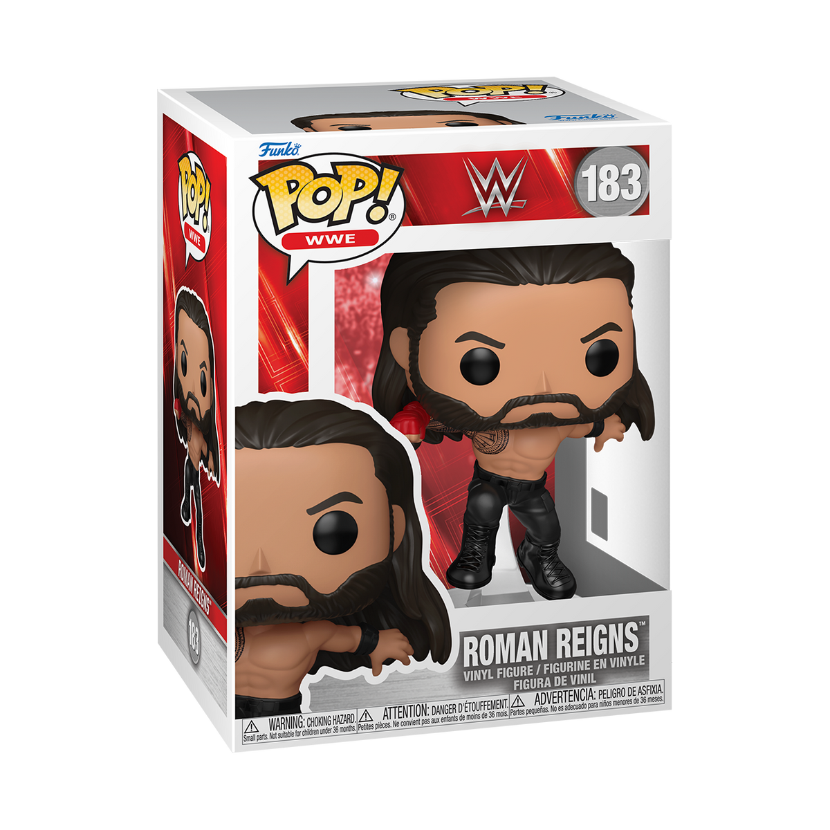 Funko Pop! WWE Roman Reigns Superman Punch Figure #183!