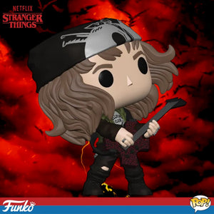 Funko POP! Netflix Stranger Things Hunter Eddie with Guitar #1462!