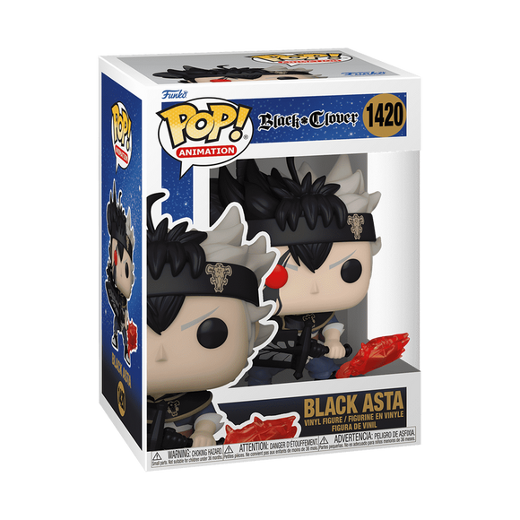 Funko POP! Anime Black Clover Black Asta Figure #1420