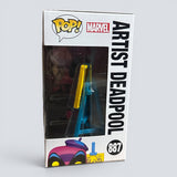 Funko POP! Marvel Artist Deadpool Blacklight Exclusive Figure #887
