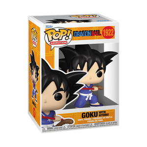 Funko POP! Anime Dragon Ball Goku with Nyoibou Figure #1922!