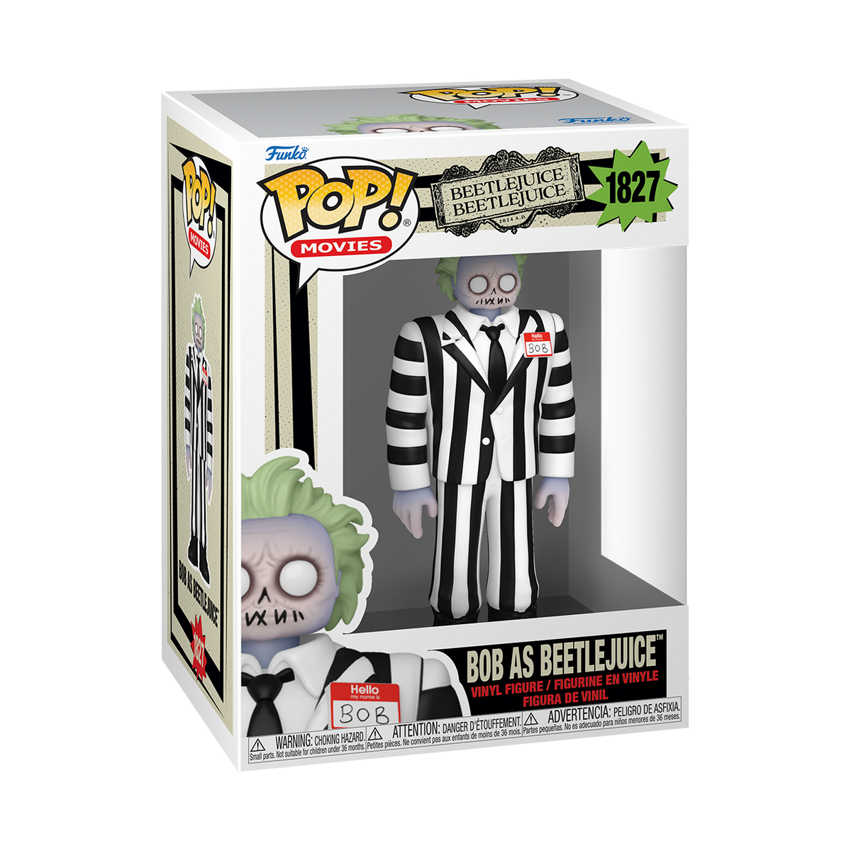 Funko POP! Horror Beetlejuice Bob as Beetlejuice Figure #1827!