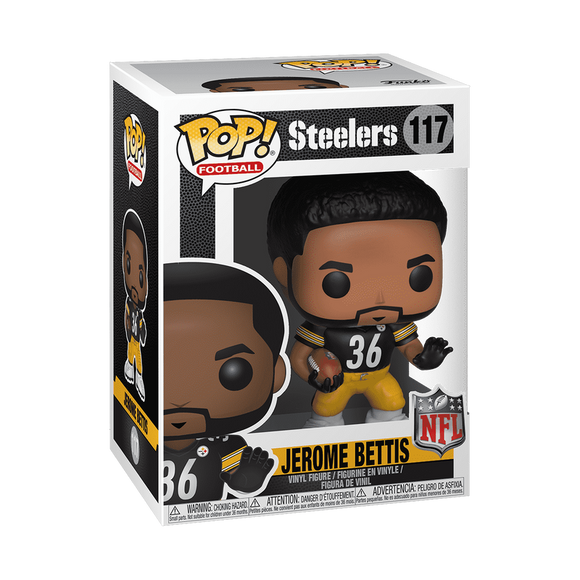 Funko POP! NFL Jerome Bettis Pittsburgh Steelers Figure #117!