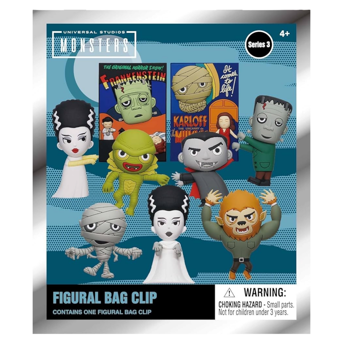 Universal Horror Series 3 Collectible 3D Mystery Bag Clip