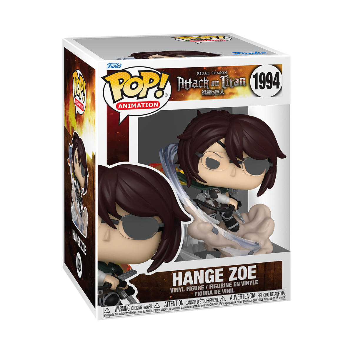 Funko POP! Premium: Attack on Titan AOT Hange Zoe Figure #1993!