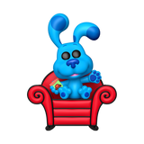 Funko POP! Premium Nickelodeon Blues Clues Blue with Couch Figure #1725!