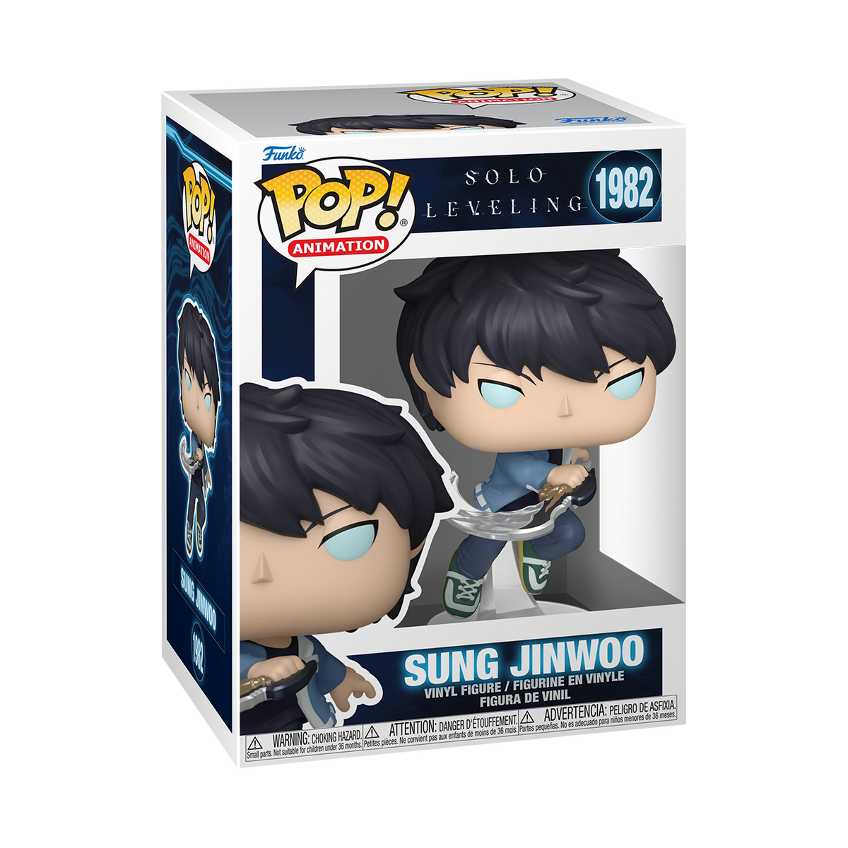 Funko POP! Anime Solo Leveling Sung Jinwoo Figure #1982!