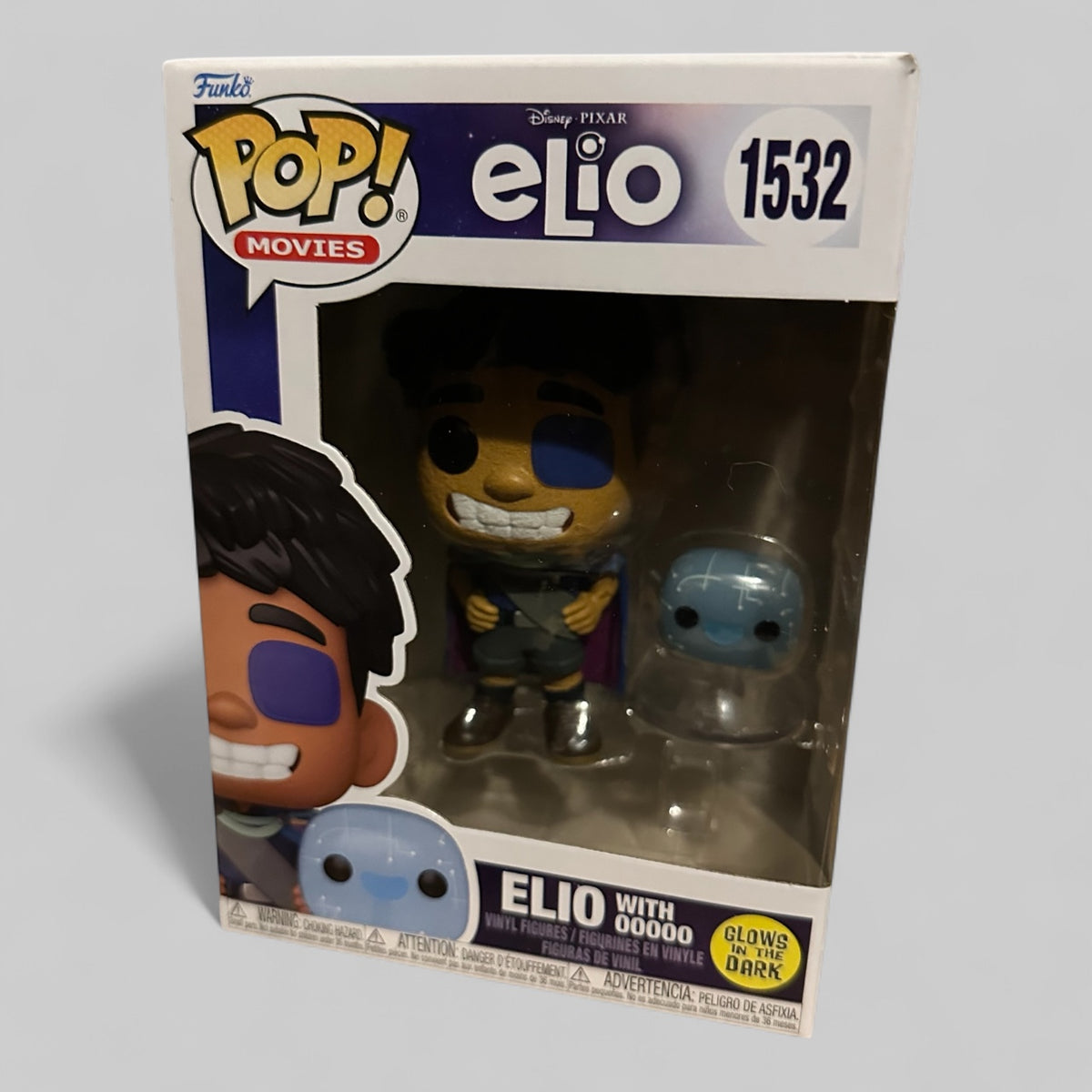 Funko POP! Disney Elio with 00000 Glow in the Dark Figure #1532!