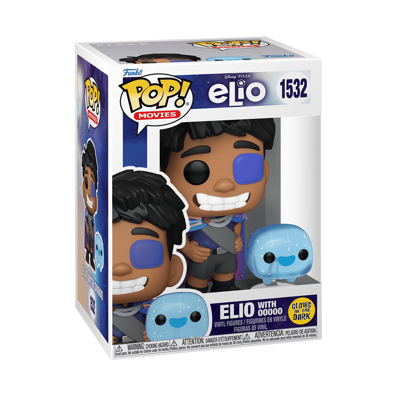 Funko POP! Disney Elio with 00000 Glow in the Dark Figure #1532!