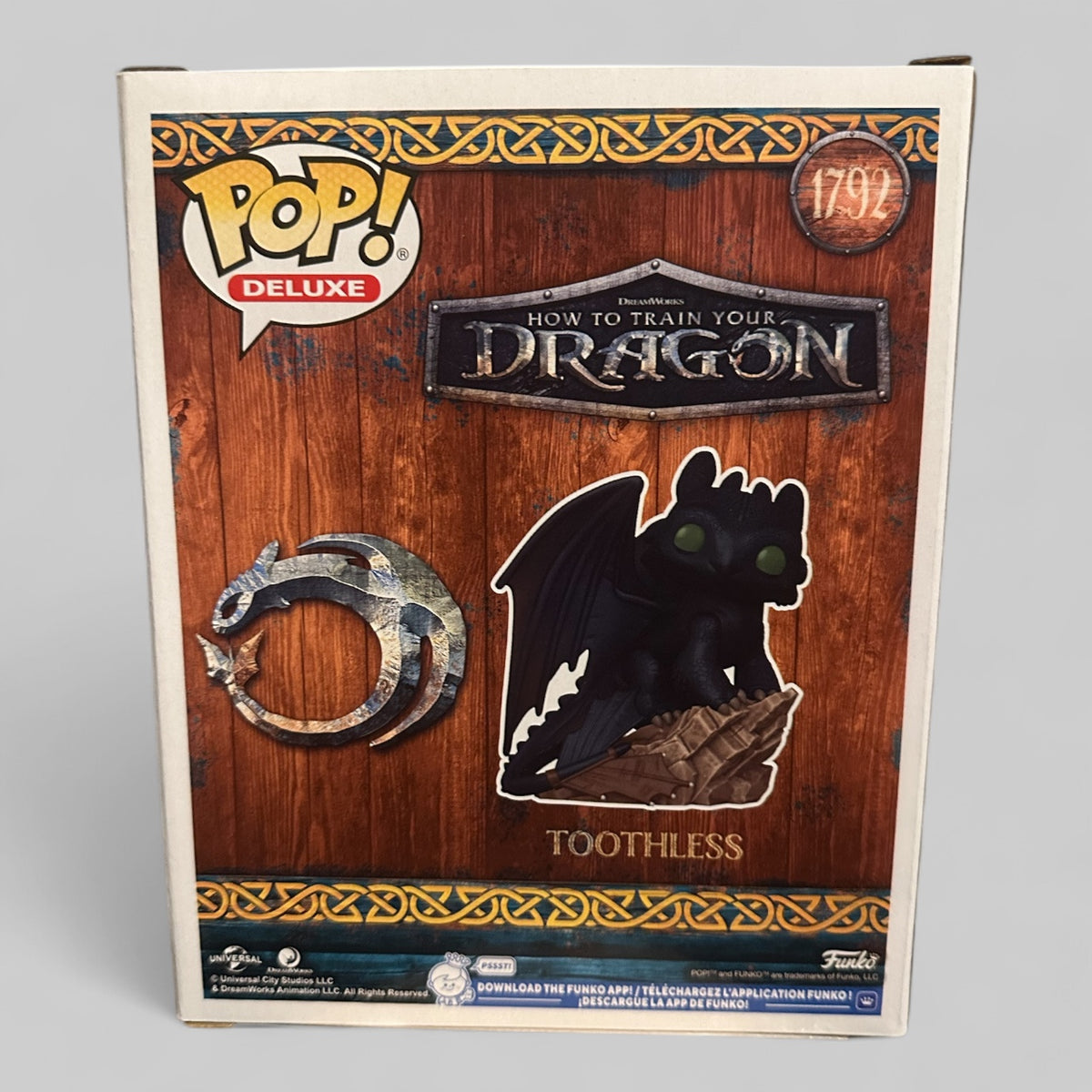 Funko POP! Deluxe How To Train Your Dragon Toothless Live Action Figure #1792!