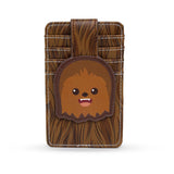 Star Wars Chewbacca Expression Face Vegan Leather Wallet ID Card Holder