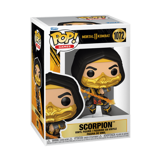 Funko POP! Video Games Mortal Kombat 11 Scorpion Fatality Figure #1072!