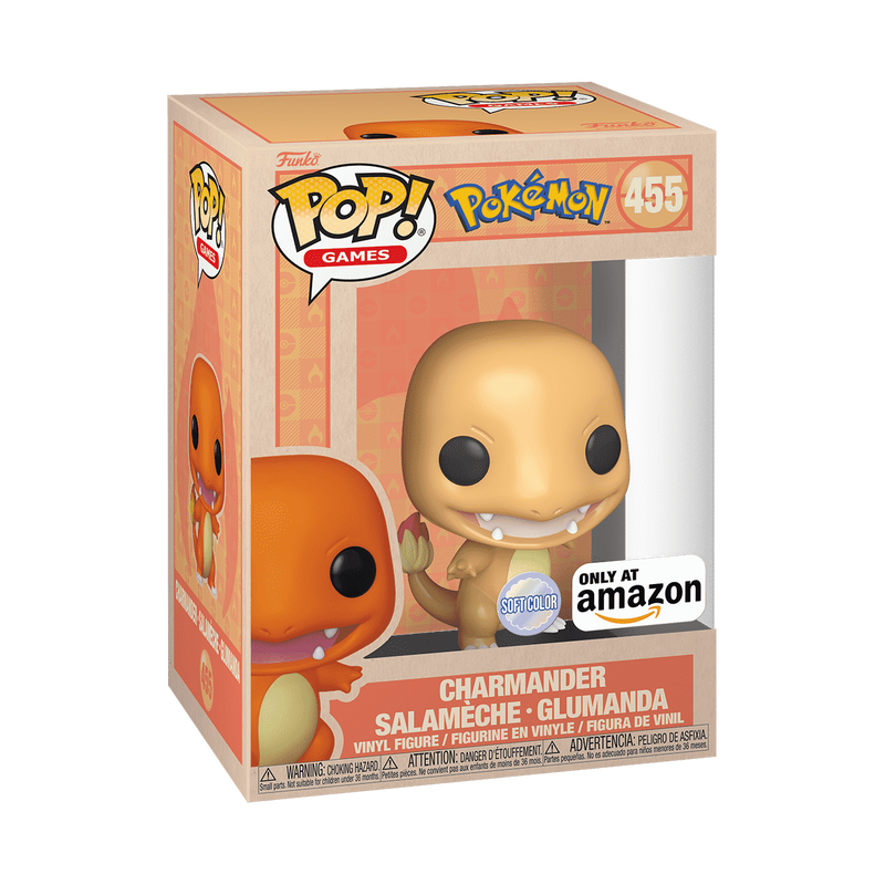 Funko POP! Pokemon Soft Color Charmander Exclusive Figure #455!