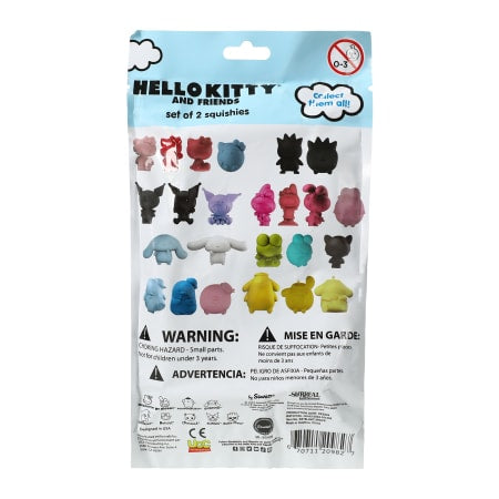 Hello Kitty and Friends Set of 2 Mystery Squishies Blind Bag