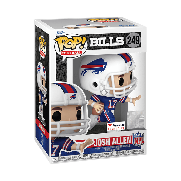 Funko POP! NFL Football Josh Allen Buffalo Bills Stiff Arm Fanatics Exclusive Figure #249!