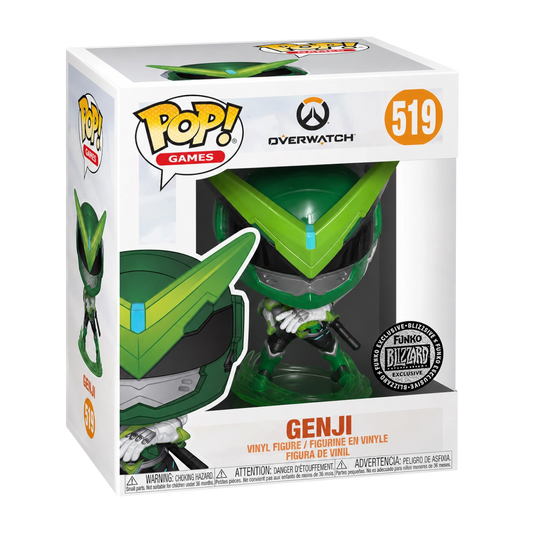 Funko POP! Games Overwatch Genji Exclusive Figure #519!