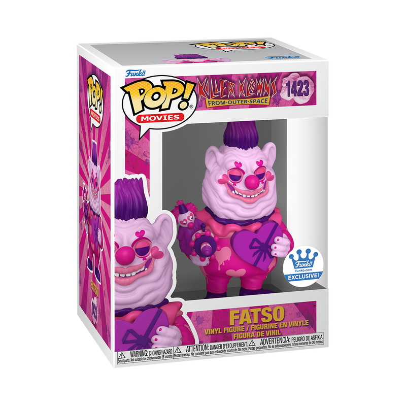 Funko POP! Horror Killer Klowns From Outer Space Fatso With Heart Box Exclusive Figure #1423!