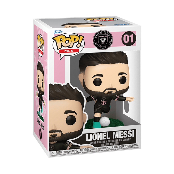 Funko POP! Football Soccer Lionel Messi Inter Miami CF MLS Figure #01!