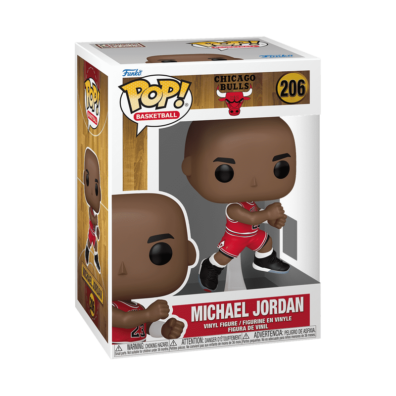 Funko POP! NBA Legends Michael Jordan 1989 Playoffs Chicago Bulls Figure #206!