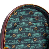 Loungefly Marvel What If…? Zombie Captain America Glow in the Dark Mini Backpack