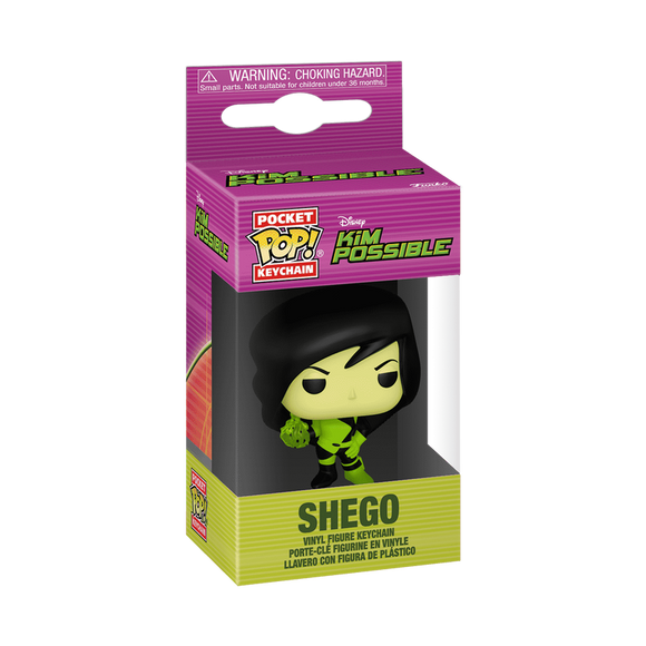Funko Pocket Pop! Keychain Kim Possible Shego Mini Figure!