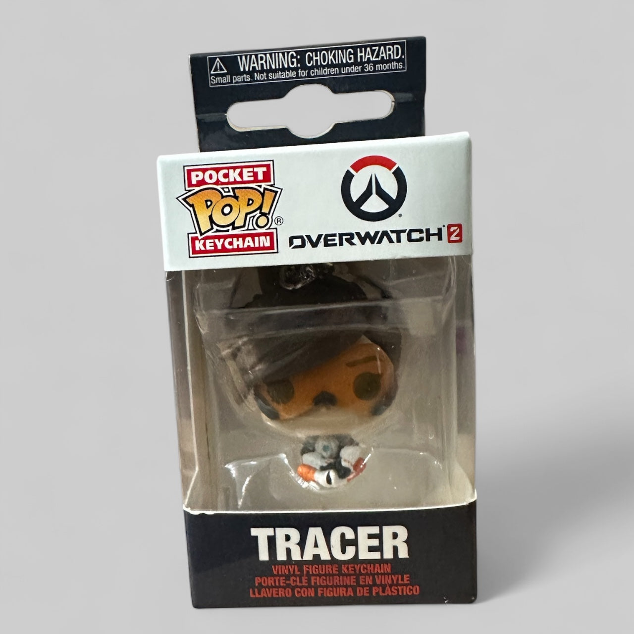 Funko Pop! Keychain Overwatch 2 - Tracer - Porte-clés Vinyle 11,76 Cm, Figurine Collection, Cadeau Jeux Vidéo