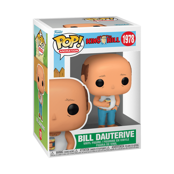 Funko POP! King of the Hill Bill Dauterive Figure #1978!