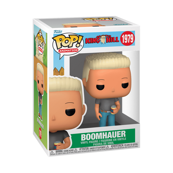 Funko POP! King of the Hill Boomhauer Figure #1979!