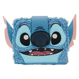 Loungefly Stitch Plush Sherpa Cosplay Bifold Wallet