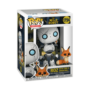 Funko POP! Wild Robot Roz with Fink and Brightbill Figure #1794!