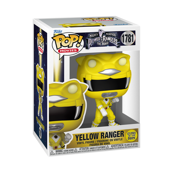 Funko POP! Power Rangers The Movie Yellow Ranger Glow in the Dark #1781!