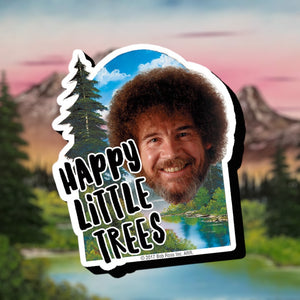 Bob Ross Happy Little Trees Funky Chunky Magnet