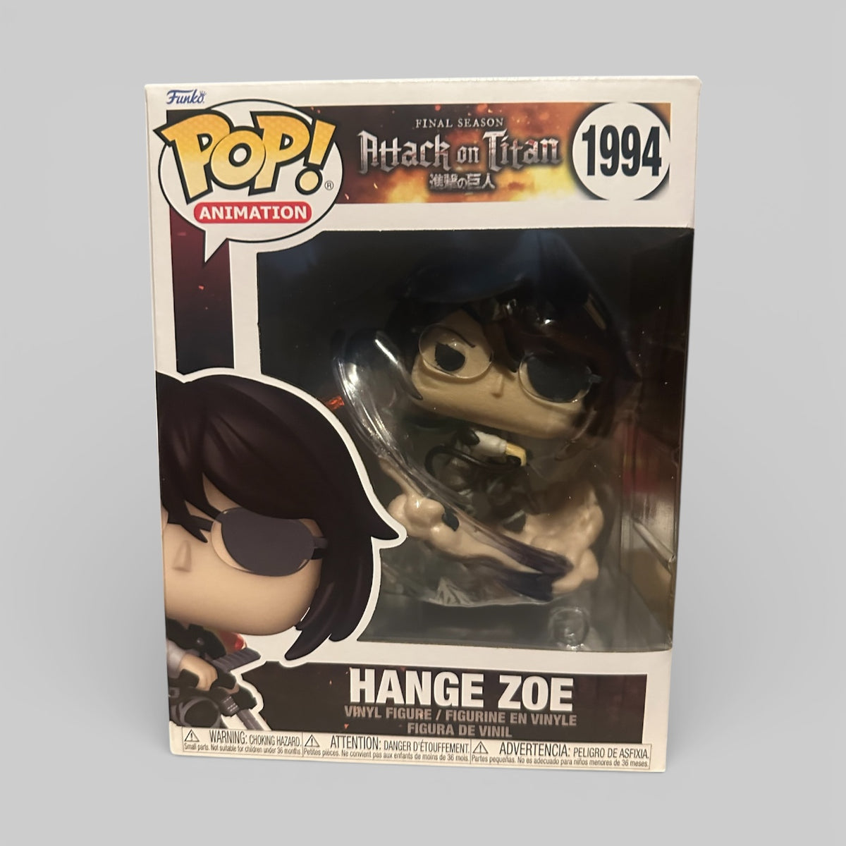 Funko POP! Premium: Attack on Titan AOT Hange Zoe Figure #1993!