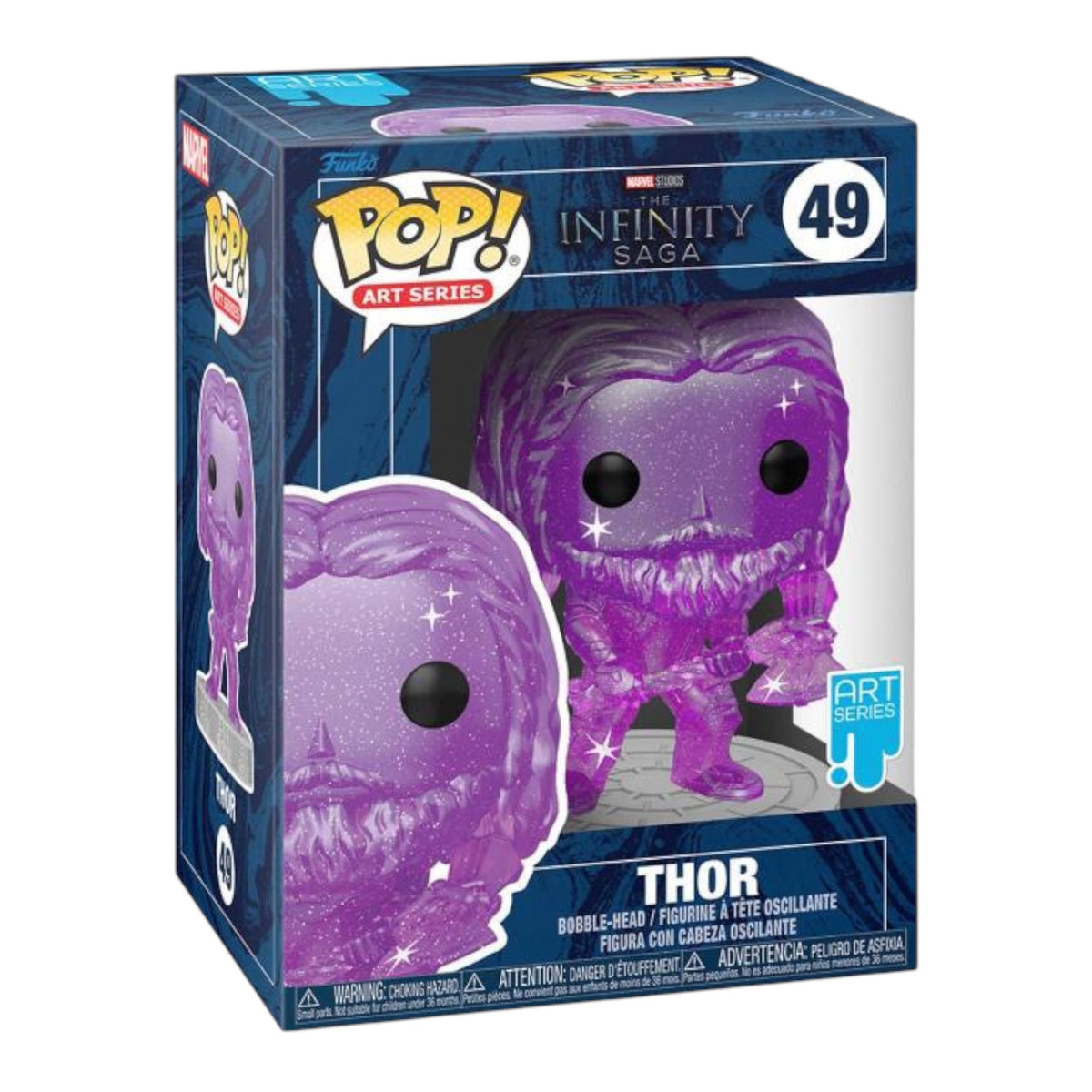 Funko POP! Marvel Infinity Saga Art Series Thor Figure #49!