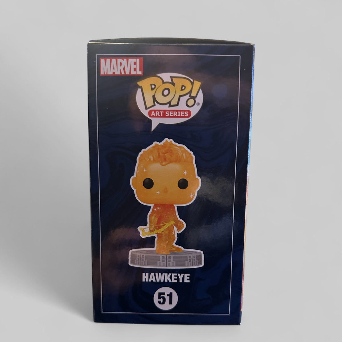Funko POP! Marvel Infinity Saga Art Series Hawkeye Figure #51!