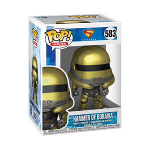 Funko POP! DC Super Heroes Superman Hammer of Boravia Figure #583!