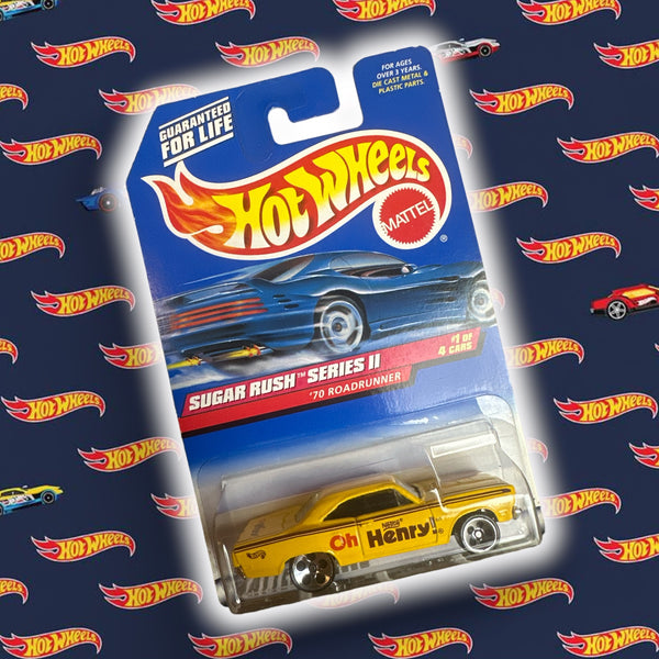 Hot Wheels 1999 Sugar Rush Series II Oh Henry '70 Roadrunner