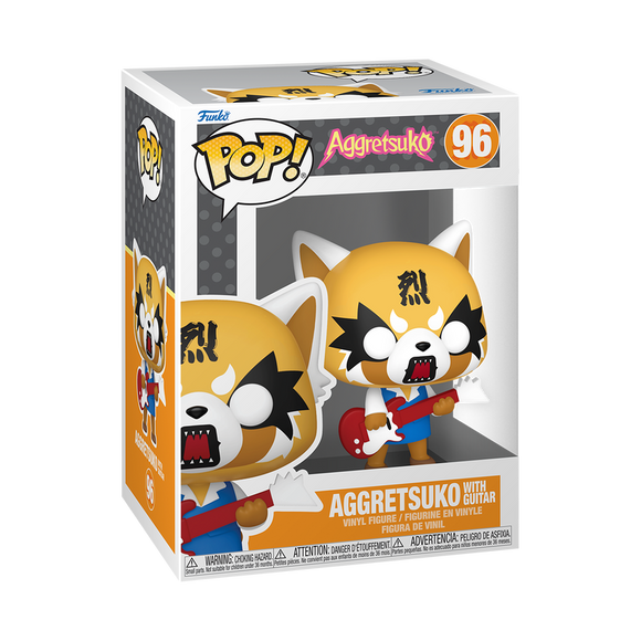 Funko POP! Sanrio Hello Kitty & Friends Aggretsuko with Guitar Figure #96