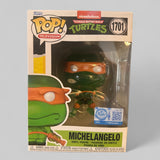 Funko POP! TMNT Teenage Mutant Ninja Turtles Transluscent Michelangelo Exclusive #1701!