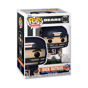 Funko POP! NFL Legends Dick Butkus Chicago Bears Figure #260!