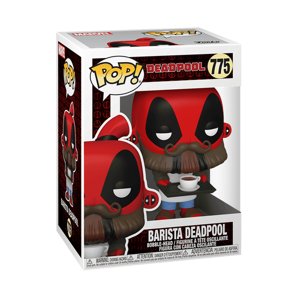 Funko POP! Marvel Deadpool 30th Anniversary Barista Deadpool Figure #775