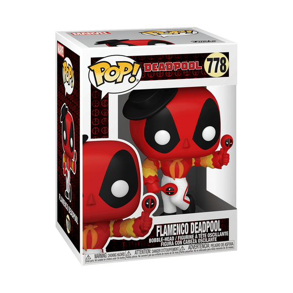 Funko POP! Marvel Deadpool 30th Anniversary Flamenco Deadpool Vinyl Figure #778
