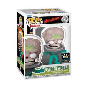 Funko POP! Horror Mars Attacks Martian Soldier Exclusive Figure #1877!