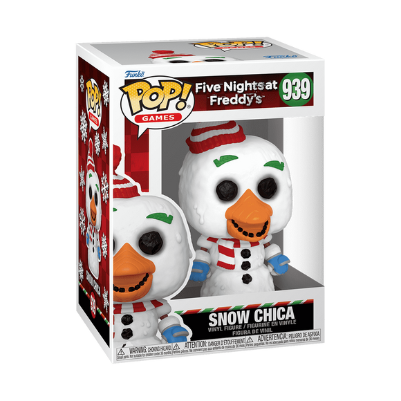 Funko POP! FNAF Five Nights At Freddy’s Holiday - Snow Chica Figure #939