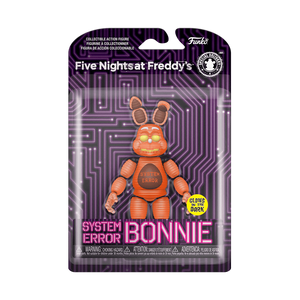 Five Nights At Freddy’s FNAF System Error Bonnie Glow 5” Action Figure