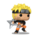 Funko POP! Anime Naruto Uzumaki with Kunai & Shuriken #1843!