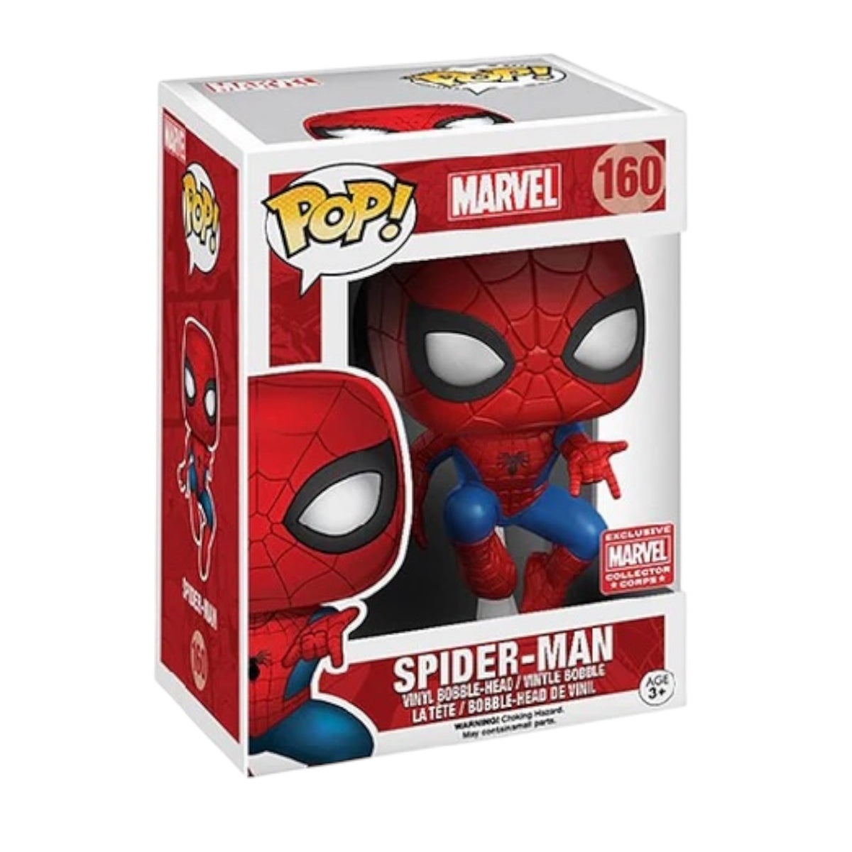 Funko POP! Marvel Spider-Man Leaping Exclusive Figure #160!