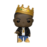 Funko POP! Rocks Notorious BIG with Crown Rap Hip Hop Legend Figure #77!
