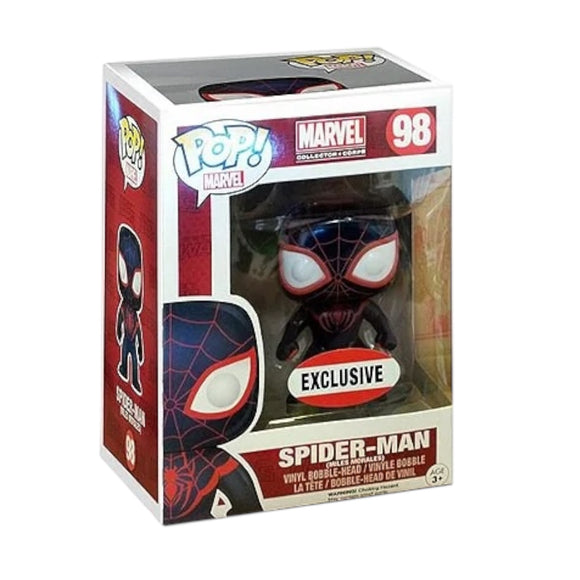 Funko POP! Marvel Spider-Man Miles Morales Exclusive Figure #98!