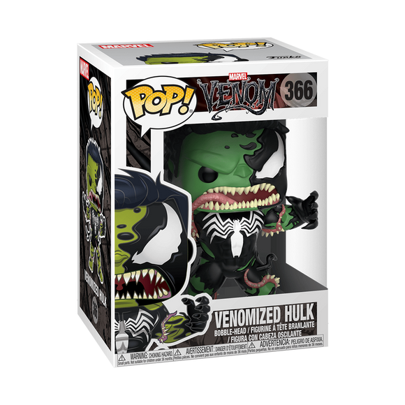 Funko POP! Marvel Venom Venomized Hulk Figure #366!